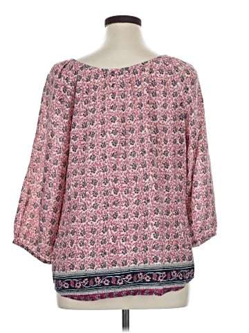 Lucky Brand 3/4 Sleeve Blouse (view 2)