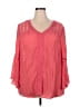 Studio JPR Pink 3/4 Sleeve Blouse Size 2X - photo 1
