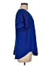 MTS 100% Polyester Blue Short Sleeve Blouse Size M - photo 4