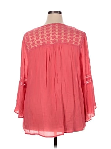Studio JPR 3/4 Sleeve Blouse (view 2)