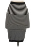 Bebe Stripes Gray Casual Skirt Size S - photo 2