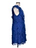 Topshop 100% Polyester Blue Cocktail Dress Size 12 - photo 4