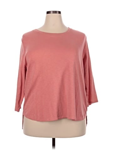 KIRKLAND Signature 3/4 Sleeve T-Shirt (view 1)