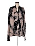 ENTI Tie-dye Gray Black Long Sleeve Blouse Size M - photo 1