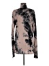 ENTI Tie-dye Gray Black Long Sleeve Blouse Size M - photo 2