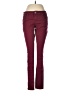 Express Chevron-herringbone Burgundy Jeans Size 6 - photo 1