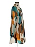 Shein 100% Polyester Print Teal Casual Dress Size 4 - photo 4