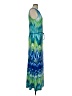 Sandra Darren Tie-dye Blue Casual Dress Size 10 - photo 4
