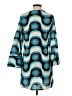 Lesley Evers Print Blue Casual Dress Size S - photo 2