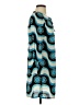 Lesley Evers Print Blue Casual Dress Size S - photo 4