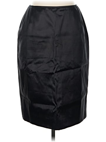 Oscar De La Renta Faux Leather Skirt (view 1)