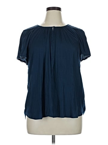Chelsea & Theodore Short Sleeve Blouse (view 1)