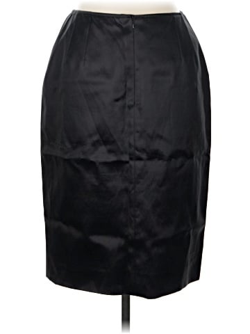 Oscar De La Renta Faux Leather Skirt (view 2)