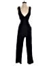 Velvet Torch Solid Black Jumpsuit Size S - photo 1