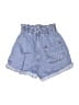 Zara 100% Baumwolle Blue Denim Shorts Size 4 - photo 2