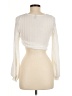 Zara Ivory Long Sleeve Blouse Size M - photo 2