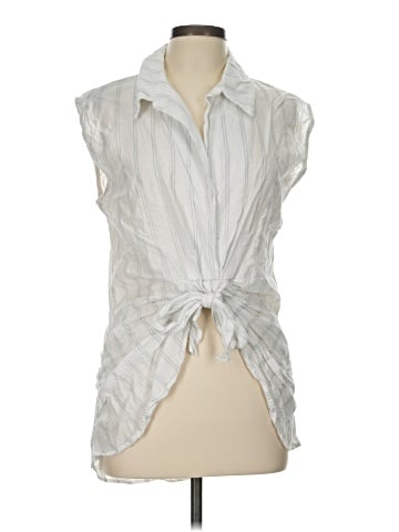Vigoss Sleeveless Button-Down Shirt (view 1)