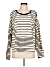 Paper Crane Stripes Ivory Pullover Sweater Size L - photo 1