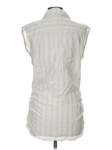 Vigoss Sleeveless Button-Down Shirt (view 2)