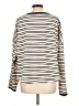 Paper Crane Stripes Ivory Pullover Sweater Size L - photo 2