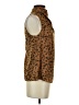 Fate Animal Print Brown Sleeveless Blouse Size S - photo 4