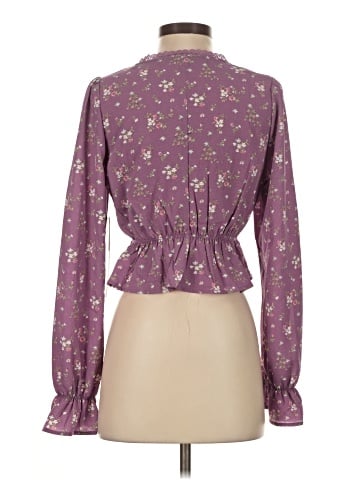 Celebrity Pink Long Sleeve Blouse (view 2)
