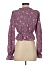 Celebrity Pink Purple Long Sleeve Blouse Size XS - photo 2