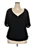 Maurices Black Short Sleeve Blouse Size 20 (2) - photo 1