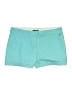 Tommy Hilfiger 100% Cotton Solid Teal Shorts Size 10 - photo 1