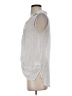 Icon Apparel Silver Sleeveless Button-Down Shirt Size S - photo 5