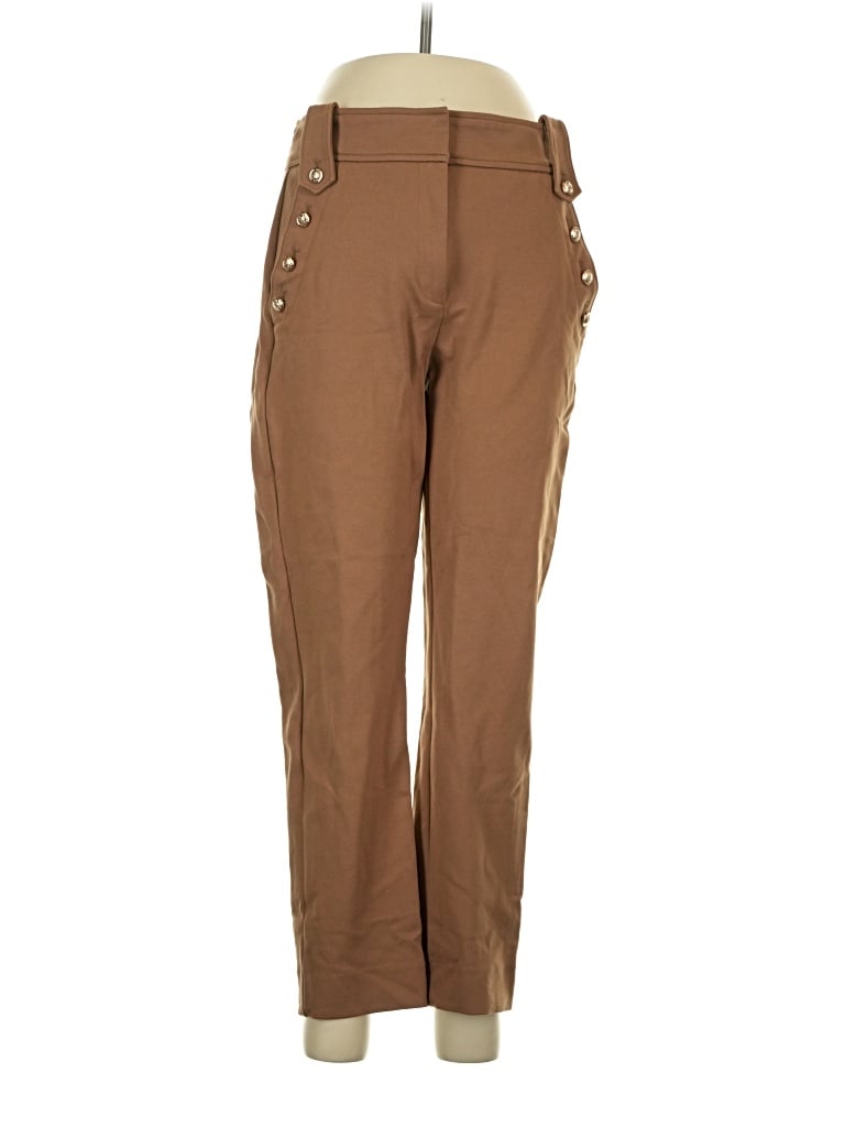 Pre-owned Quince Casual Pants In Brown