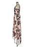 French Connection 100% Polyester Floral Brown Cocktail Dress Size 8 - photo 5