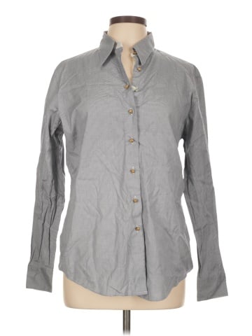 Anne Klein II Long Sleeve Button-Down Shirt (view 1)