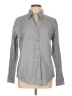 Anne Klein II Gray Long Sleeve Button-Down Shirt Size L - photo 1