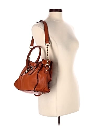 MICHAEL Michael Kors Leather Satchel (view 2)
