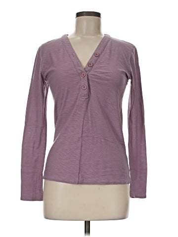 James Perse Long Sleeve Henley (view 1)