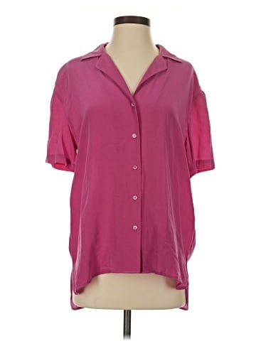 Babaton Short Sleeve Silk Top (view 1)