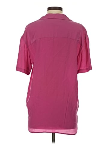 Babaton Short Sleeve Silk Top (view 2)