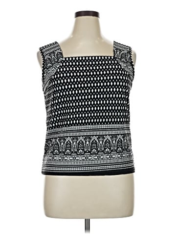Pleat Pleat by Rafael Sleeveless Top (view 1)