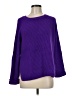 Shein 100% Acrylic Solid Purple Pullover Sweater Size M - photo 1
