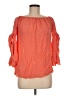 Elan 100% Polyester Orange 3/4 Sleeve Blouse Size M - photo 1