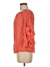 Elan 100% Polyester Orange 3/4 Sleeve Blouse Size M - photo 5