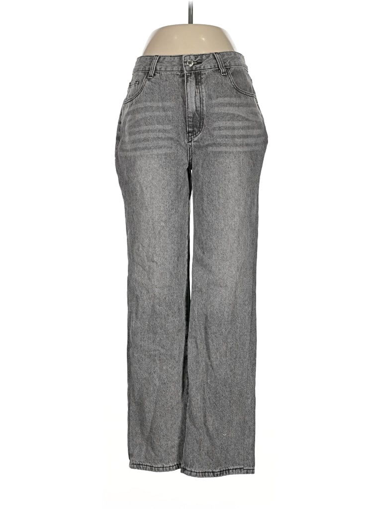 Pre-owned Prettylittlething Jeans In Gray