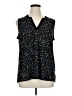 Ellen Tracy Black Sleeveless Blouse Size XL - photo 1