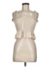 H&M Ivory Tan Sleeveless Blouse Size 6 - photo 1