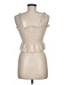 H&M Ivory Tan Sleeveless Blouse Size 6 - photo 2