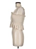 H&M Ivory Tan Sleeveless Blouse Size 6 - photo 5