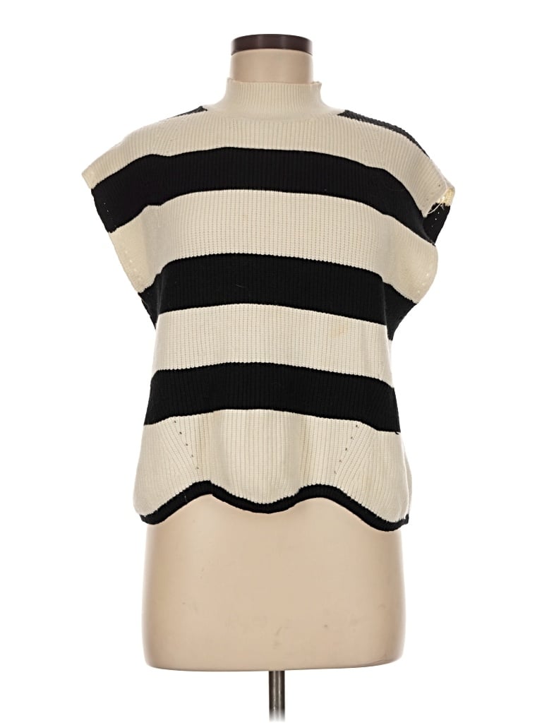 Pre-owned Eesome Sweater Vest In Ivory