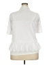 Susan Graver White Short Sleeve Blouse Size 2X - photo 2