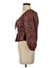 Zara Red 3/4 Sleeve Blouse Size S - photo 5